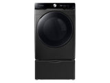 7.5 cu. ft. Smart Dial Electric Dryer with Super Speed Dry in Brushed Black