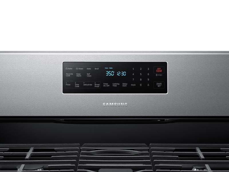 5.8 cu. ft. Freestanding Gas Range with Convection in Stainless Steel