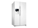 25 cu. ft. Food Showcase Side-by-Side Refrigerator with Metal Cooling in White