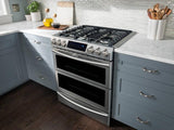 5.8 cu. ft. Slide-in Dual Fuel Range with Flex Duo™ & Dual Door in Stainless Steel