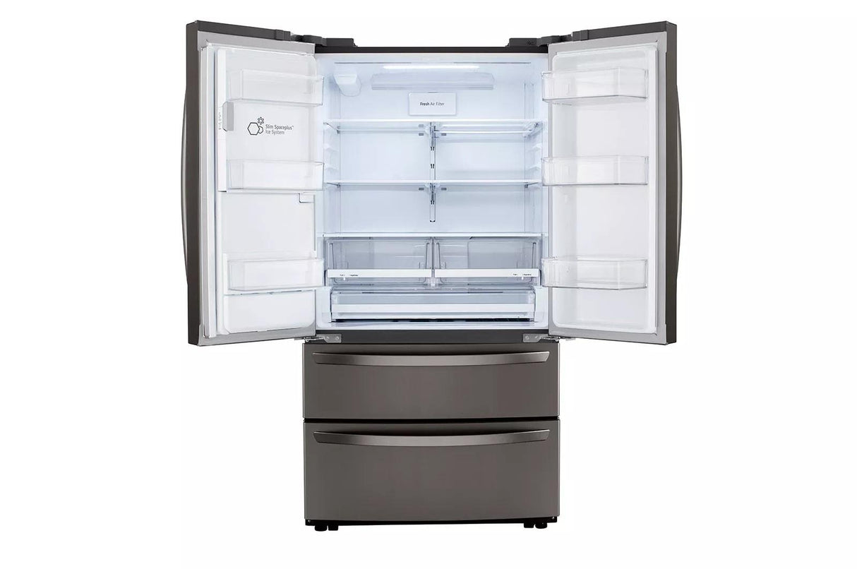 22 cu ft. Smart Counter Depth Double Freezer Refrigerator