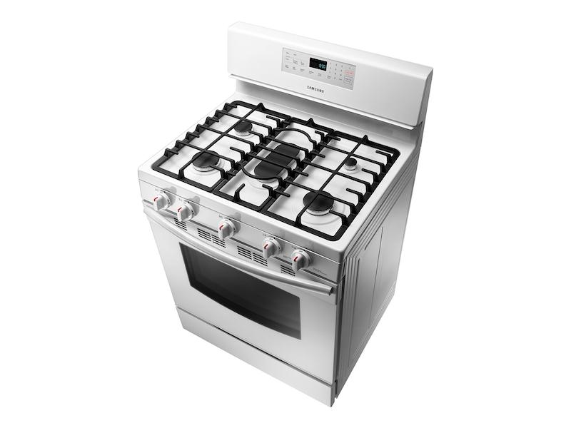 5.8 cu. ft. Gas Range in White