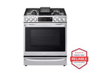 6.3 cu. ft. Smart Gas Slide-in Range with InstaView® ProBake Convection®, Air Fry, and Air Sous Vide