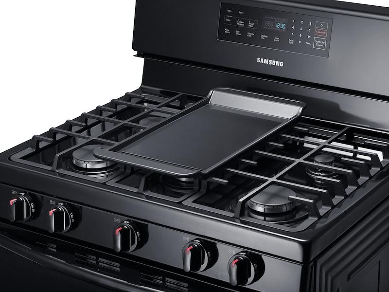 5.8 cu. ft. Gas Range in Black