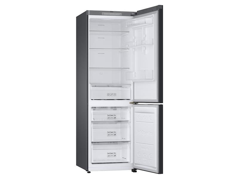 12.0 cu. Ft. Bespoke Bottom Freezer Refrigerator with Flexible Design in White Glass