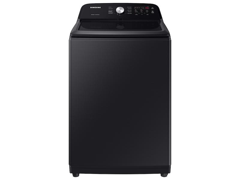 4.9 cu. ft. Large Capacity Top Load Washer with ActiveWave™ Agitator and Deep Fill in Brushed Black