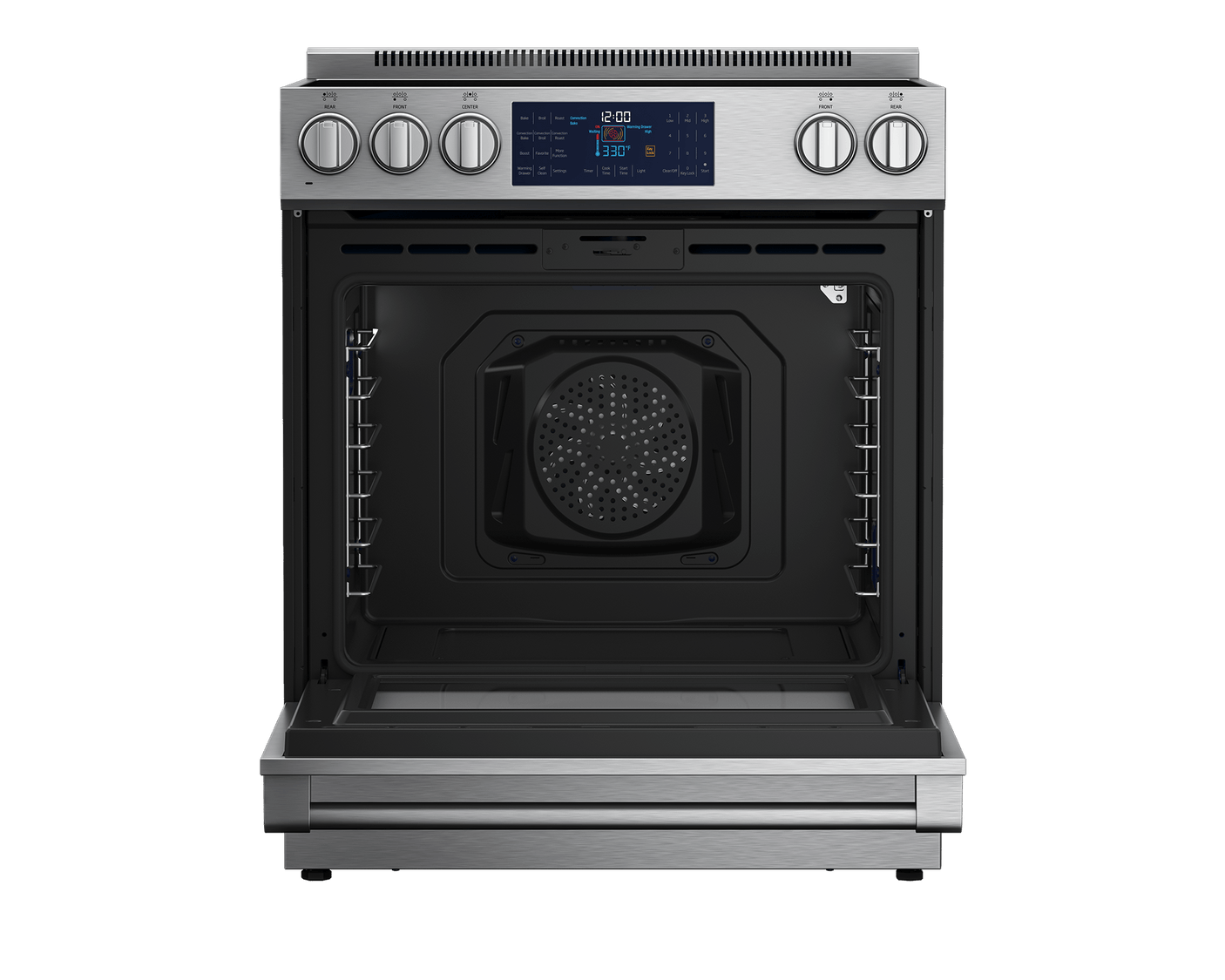 30" Stainless Steel Slide-In Electric Range