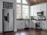 25 cu. ft. Food Showcase Side-by-Side Refrigerator with Metal Cooling in Stainless Steel