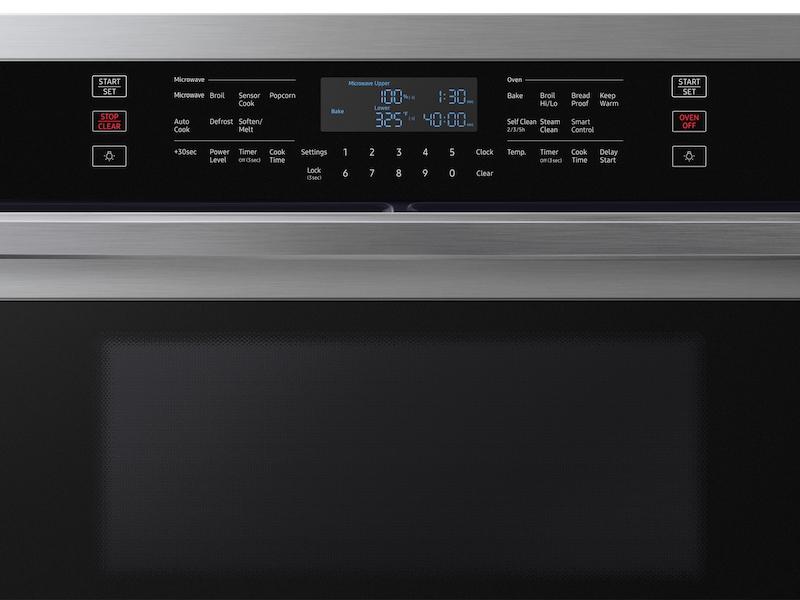 30" Smart Electric Wall Oven with Microwave Combination in Stainless Steel