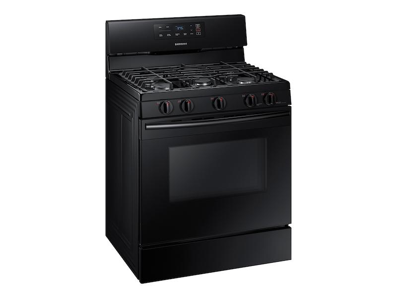 5.8 cu. ft. Freestanding Gas Range in Black