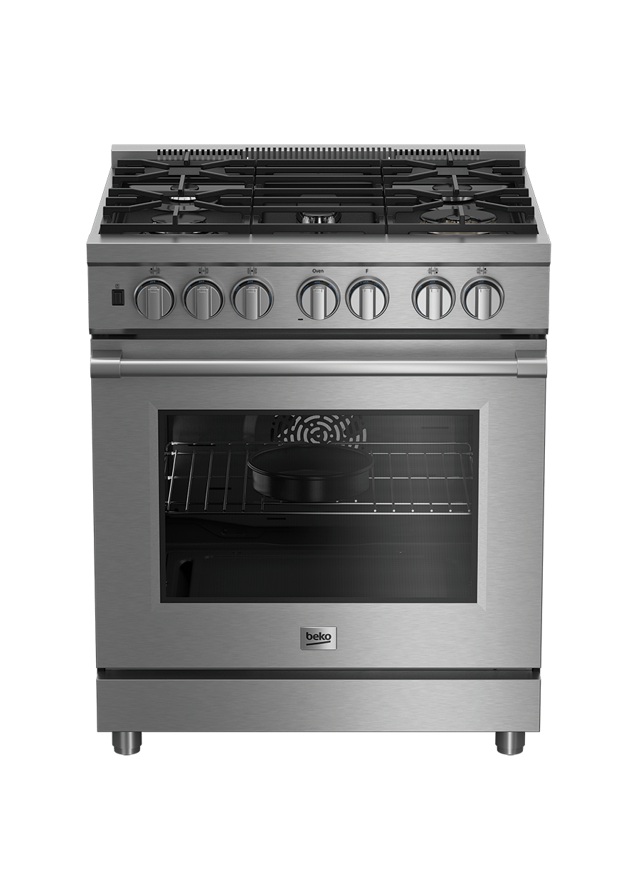 30" Stainless Steel Pro-Style Dual Fuel Range