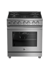30" Stainless Steel Pro-Style Dual Fuel Range