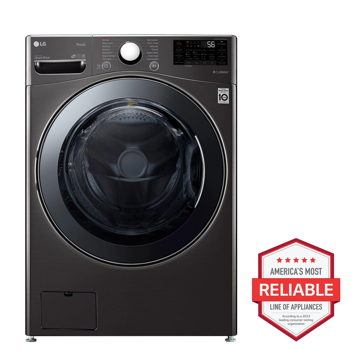 4.5 cu.ft. Smart Wi-Fi Enabled All-In-One Washer/Dryer with TurboWash® Technology