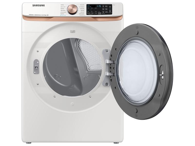 7.5 cu. ft. Smart Electric Dryer with Steam Sanitize+ and Sensor Dry in Ivory