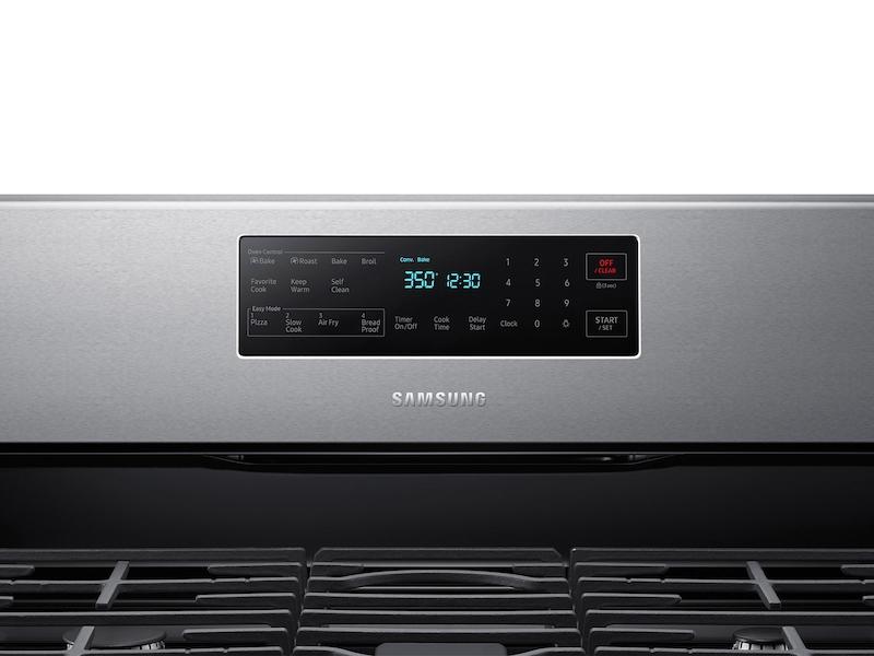 5.8 cu. ft. Freestanding Gas Range with Air Fry and Convection in Stainless Steel