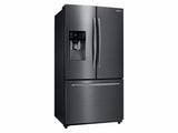25 cu. ft. French Door Refrigerator with External Water & Ice Dispenser in Black Stainless Steel