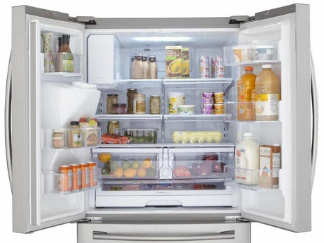 25 cu. ft. French Door Refrigerator with External Water & Ice Dispenser in Stainless Steel