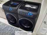 7.5 cu. ft. Smart Gas Dryer with FlexDry™ in Black Stainless Steel