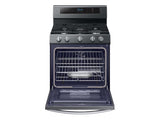 5.8 cu. ft. Freestanding Gas Range with True Convection and Steam Reheat in Black Stainless Steel