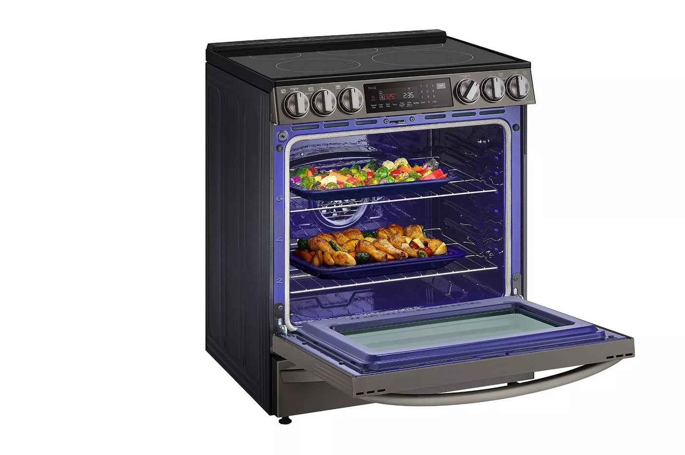 6.3 cu ft. Smart Wi-Fi Enabled ProBake Convection® InstaView™ Electric Slide-in Range with Air Fry