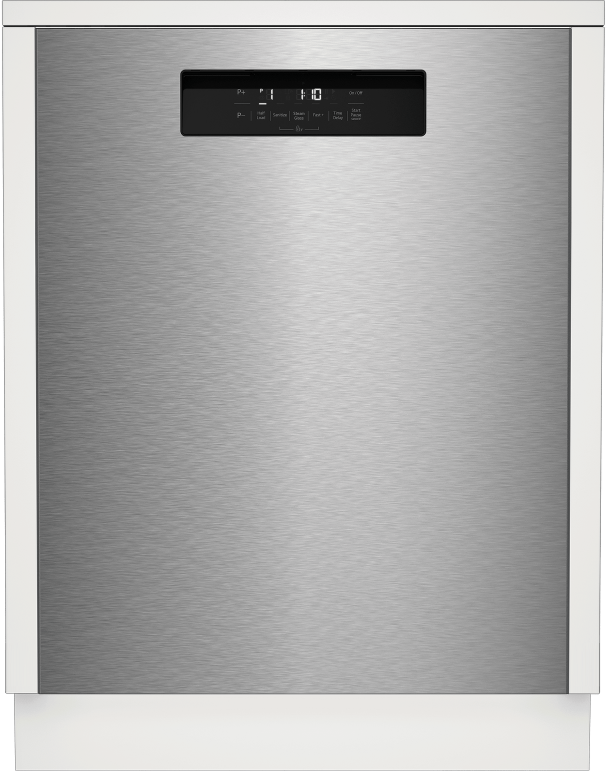 Tall Tub Stainless Dishwasher, 15 place settings, 45 dBa, Front Control