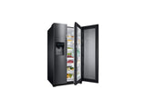 25 cu. ft. Food ShowCase Side-by-Side Refrigerator with Metal Cooling in Black Stainless Steel