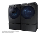 7.5 cu. ft. Smart Electric Dryer with MultiSteam™ in Black Stainless Steel