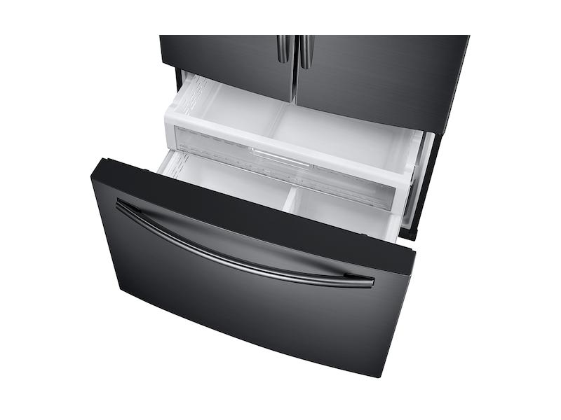 28 cu. ft. Food Showcase 3-Door French Door Refrigerator in Black Stainless Steel