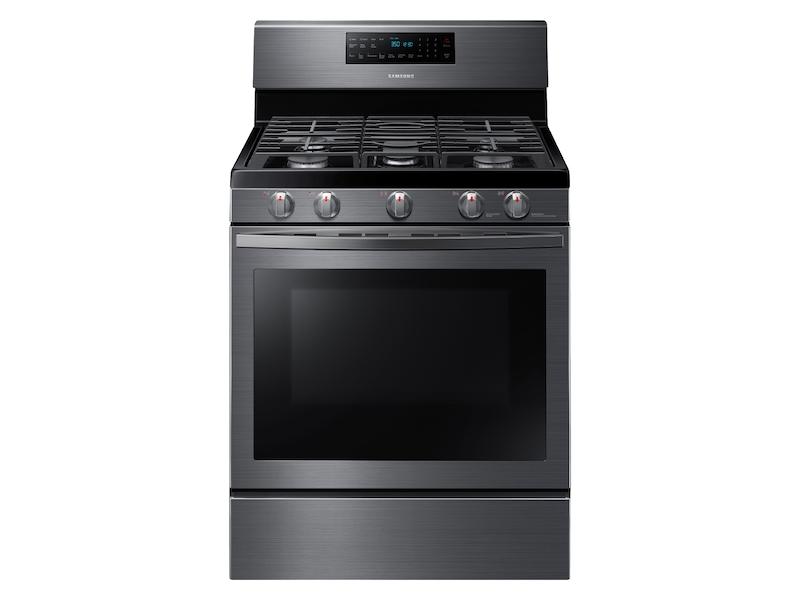 5.8 cu. ft. Freestanding Gas Range with Convection in Black Stainless Steel