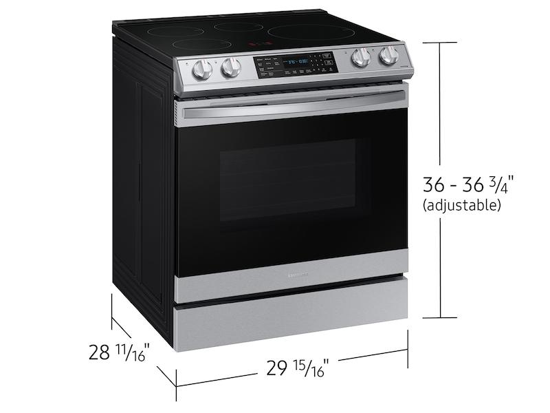 6.3 cu. ft. Smart Rapid Heat Induction Slide-in Range with Air Fry & Convection+ in Stainless Steel