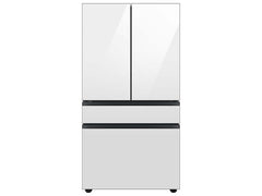 Bespoke 4-Door French Door Refrigerator (23 cu. ft.) with AutoFill Water Pitcher in White Glass