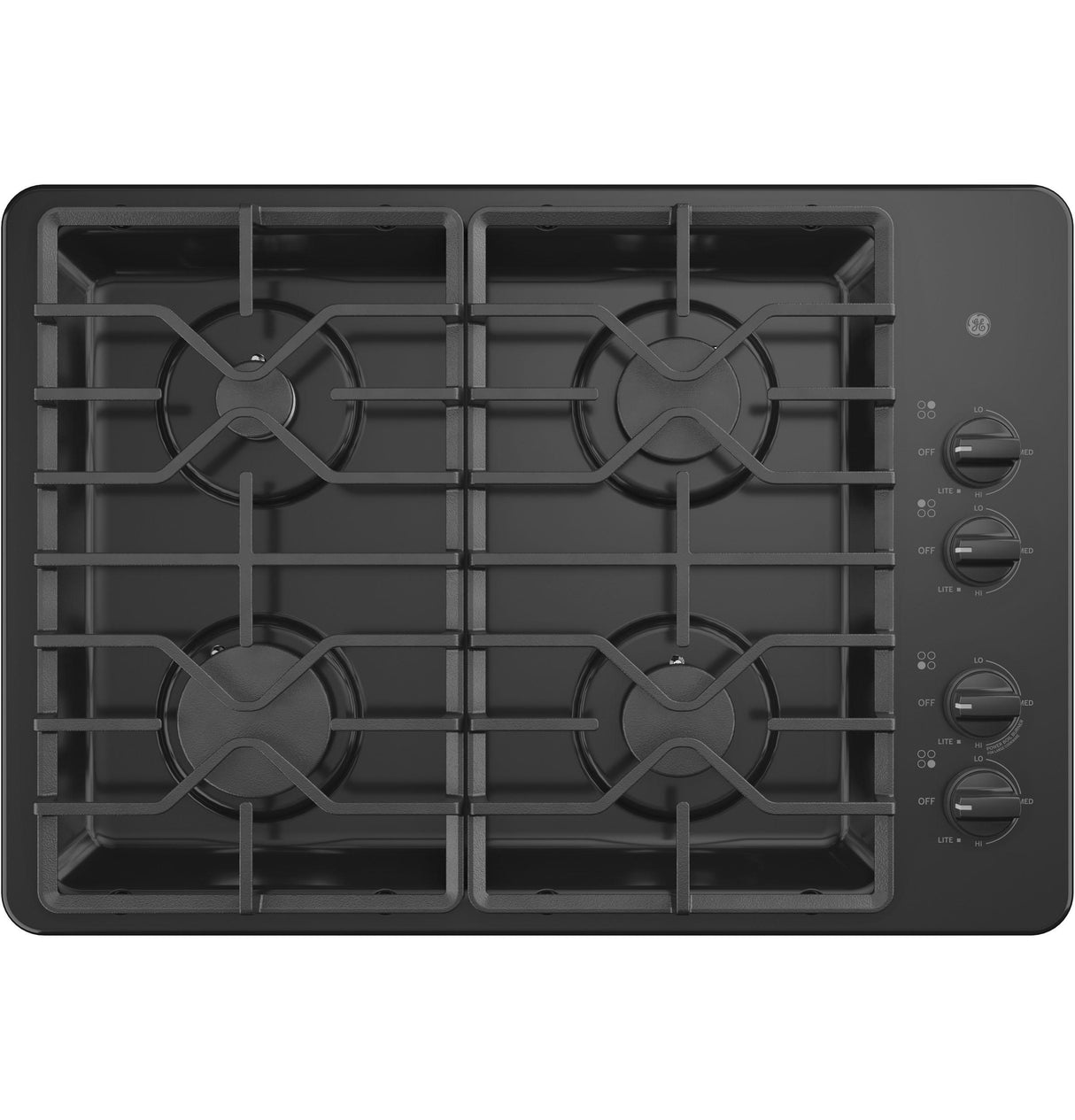 GE® 30" Built-In Gas Cooktop
