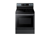 5.9 cu. ft. Freestanding Electric Range with True Convection & Steam Assist in Black Stainless Steel