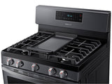 5.8 cu. ft. Freestanding Gas Range with Air Fry and Convection in Black Stainless Steel