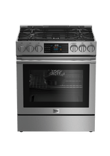 30" Stainless Steel Slide-In Dual Fuel Range