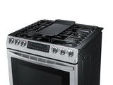 5.8 cu. ft. Slide-in Gas Range with Convection in Stainless Steel