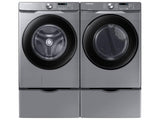 7.5 cu. ft. Front Load Gas Dryer with Sensor Dry in Platinum