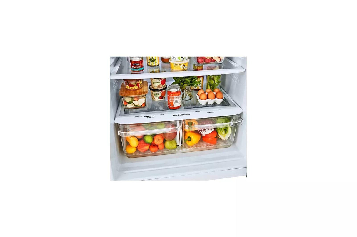 24 cu. ft. 33-inch Wide Top Freezer Refrigerator - Stainless Steel
