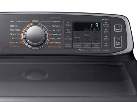7.4 cu. ft. Electric Dryer in Black Stainless Steel