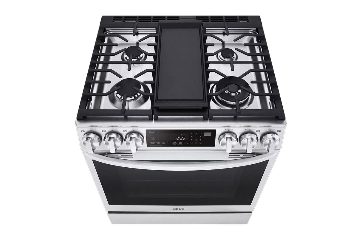 6.3 cu. ft. Smart Dual Fuel Slide-in Range with InstaView®, ProBake Convection®, Air Fry and Air Sous Vide