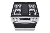 6.3 cu. ft. Smart Dual Fuel Slide-in Range with InstaView®, ProBake Convection®, Air Fry and Air Sous Vide