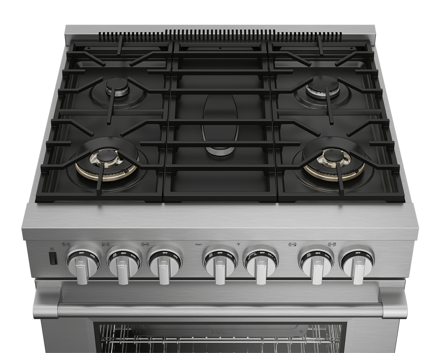 30" Stainless Steel Pro-Style Dual Fuel Range