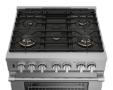 30" Stainless Steel Pro-Style Dual Fuel Range