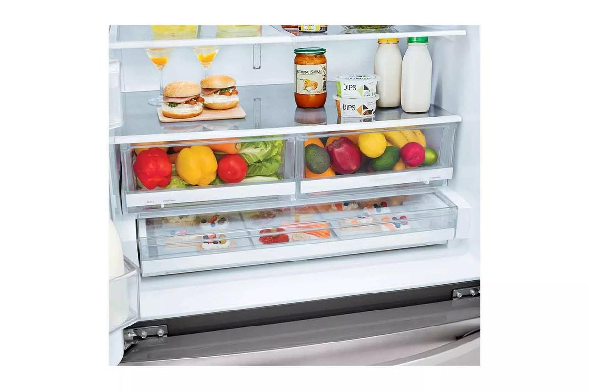 28 cu.ft 3 Door French Door, Standard Depth, Ice and Water with Single Ice Maker
