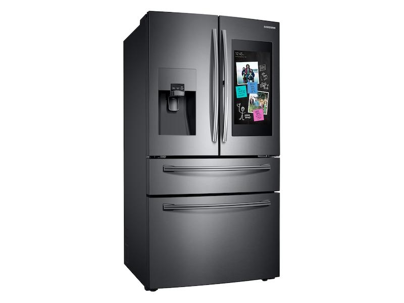 28 cu. ft. Family Hub™ 4-Door French Door Refrigerator in Black Stainless Steel