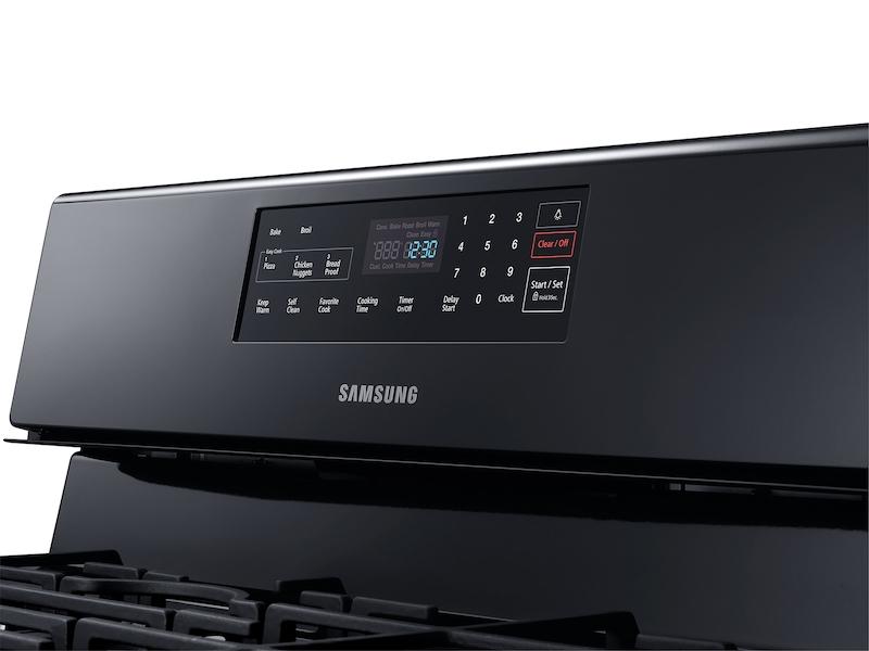 5.8 cu. ft. Gas Range in Black