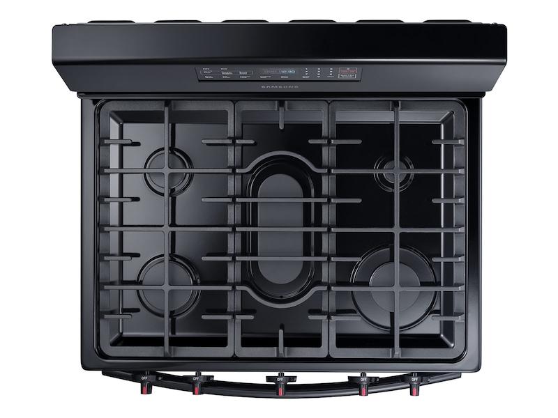 5.8 cu. ft. Gas Range in Black