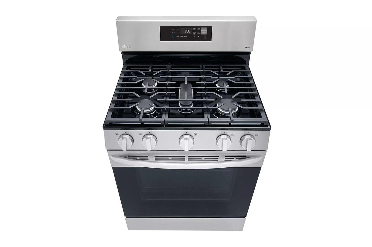 5.8 cu ft. Smart Wi-Fi Enabled Gas Range with EasyClean®