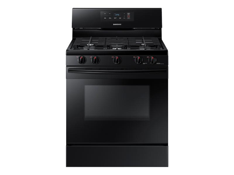 5.8 cu. ft. Freestanding Gas Range in Black