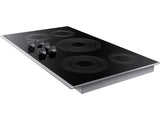 36" Smart Electric Cooktop in Stainless Steel.